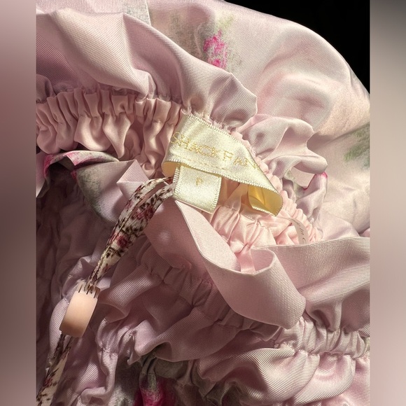 Loveshackfancy Janey Floral print long sleeve bubble Dress in Berry moment. - Picture 7 of 10